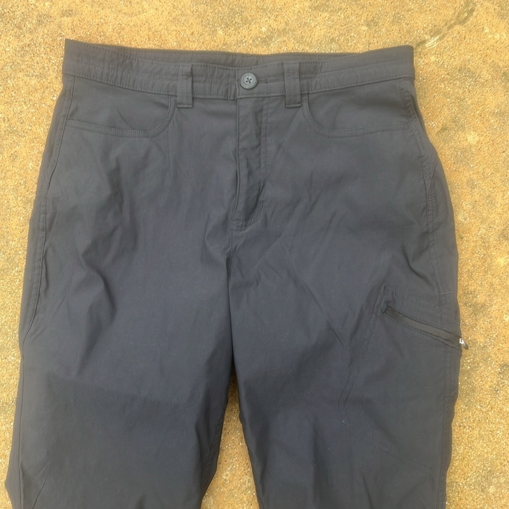 Eddie Bauer Women's Rainier Black Capri Waterproof Pant Size 12 - Picture 3 of 9
